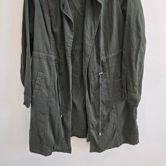 Torrid Dark Green Long Utility Jacket Size 00 – Military, Cargo - Picture 4 of 10